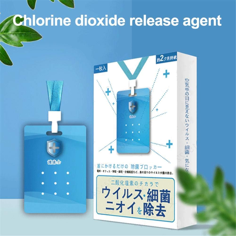 Gally Set 1PCS 3PCS 10PCS Portable Sterilization Card Neck Hanging Disinfection Card For Air Purification With Strap for Protection Outdoor