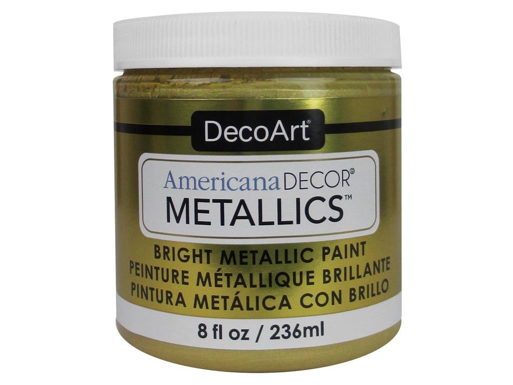 Decoart Americana Decor Metallics 8oz Soft Gold