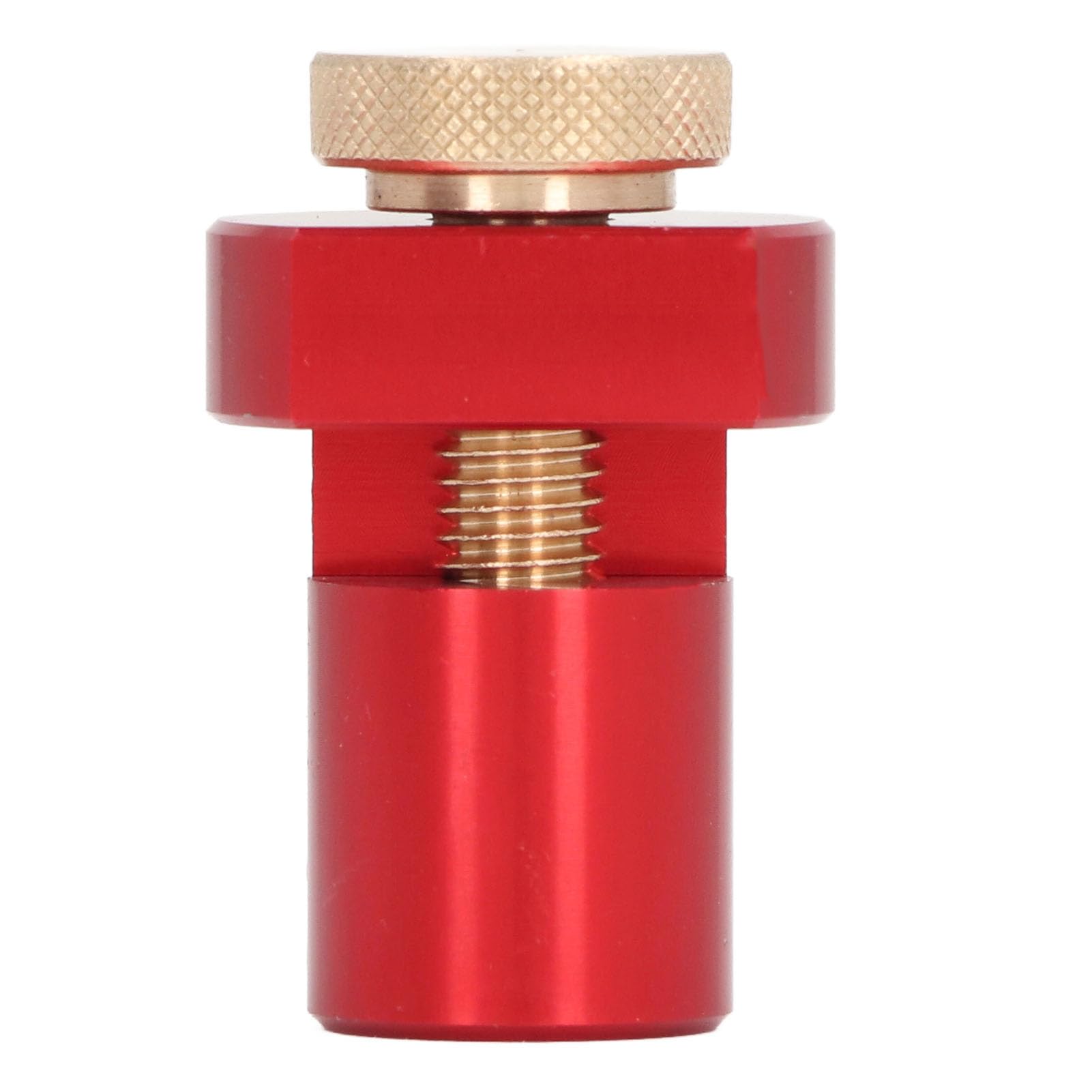 19mm Bench Dog Clamp CNC Thumb Screw, Aluminum Alloy Woodworking Table Stop Non Slip Workbench Limiting Block Bench Brake Inserts for 19mm Dog Holes Woodworking Accessories (Red)