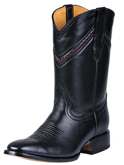 botas vaqueras punta redonda