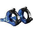 Funn RSX Mountain Bike Direct Mount Bike Stem with 31.8mm Bar Clamp, 2 Pieces Lightweight Split Design for Dual Crown Forks, Adjustable Extension 45-50mm