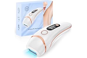 AMOTAOS Laser IPL Hair Removal - at Home Permanent Hair Remover Device for Women Men, 999900 Flashes