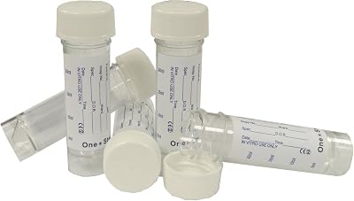 KING 100 x 30ml Urine Sample Containers with Labels