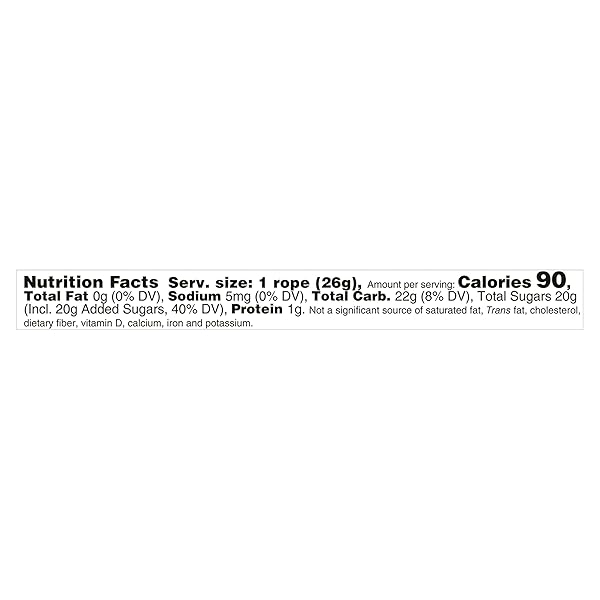 NERDS ROPE, CANDY, RAINBOW, CRUNCHY AND GUMMY, 0.92 OZ