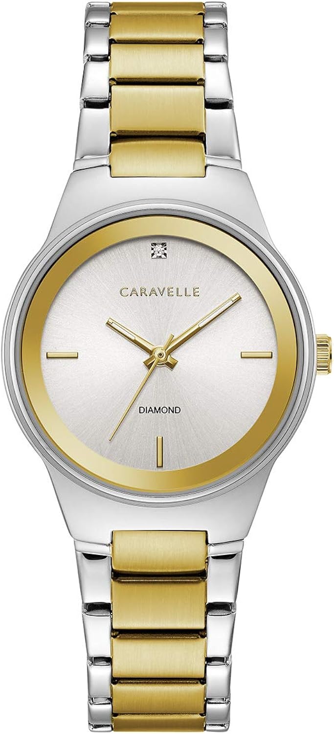 Caravelle Designed by Bulova Women's Quartz Watch with StainlessSteel