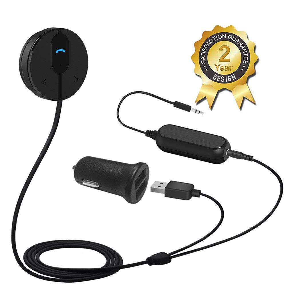 KRIPT AUX Bluetooth Car Kit V4.1 Wireless Talking & Music Streaming