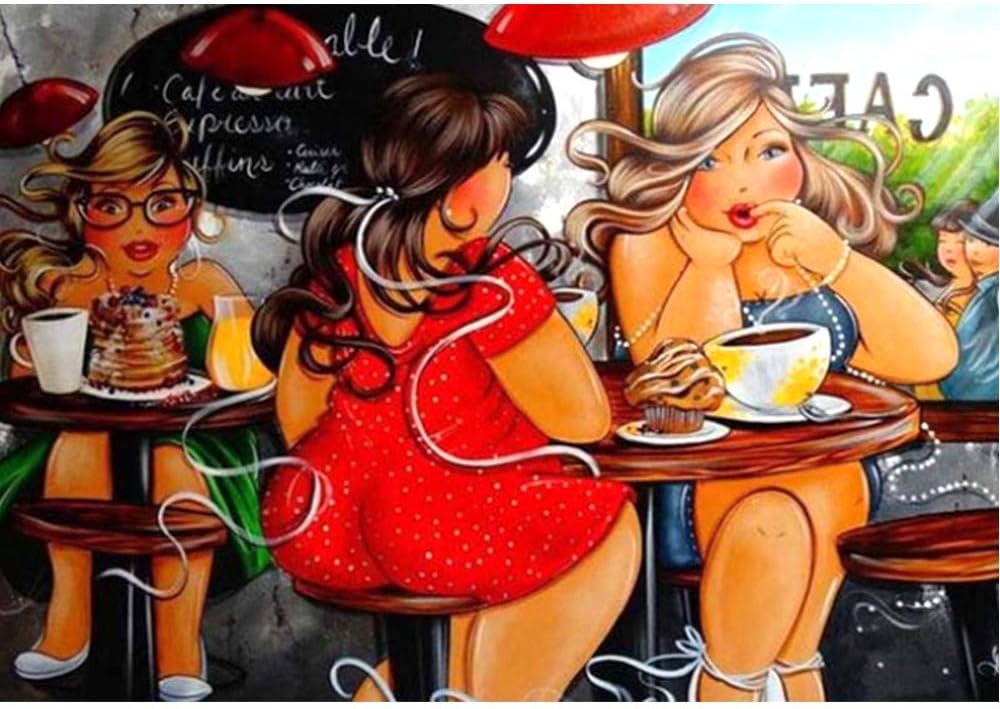 5D Point Full Drill Drawing 40*30CM , 5D Embroidery Paintings Rhinestone Pasted DIY Diamond Painting Cross Stitch - Series 4