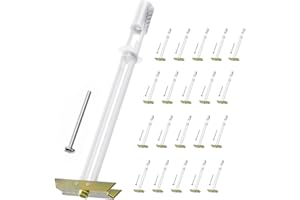 PRLF Drywall Anchor with Included Bolts for 3/16”-24, Heavy Duty Hollow Drywall Anchors for TV Mounting Kit, Strong Hollow Wall Anchors Holds up to 240lbs Each in 1/2” Drywall, 20 Packs