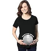 Maternity Thats No Moon Cute T Shirt Funny Pregnancy Announcement Baby Bump Tee