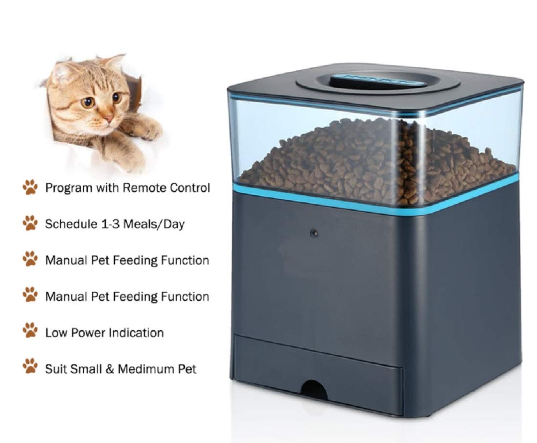 Amazon Com V Just 4 5l Lcd Pet Automatic Feeder For Cat Dog With