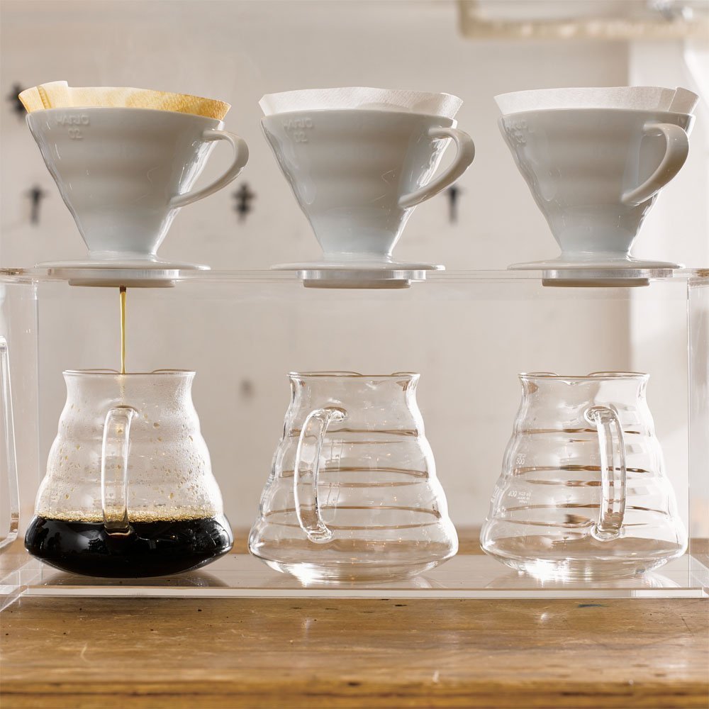 HARIO V60 Transparent Coffee Dripper Ceramic
