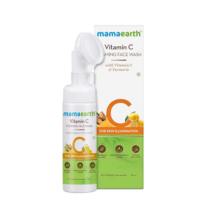 mamaearth lemon face wash