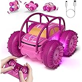 MaxTronic Amphibious Remote Control Car,Rechargeable RC Cars Toy 360° Flips Rotation Stunt Crawler 15KM/H 4WD All Terrain Outdoor Indoor Toy for Kids Boys Girls 3-12