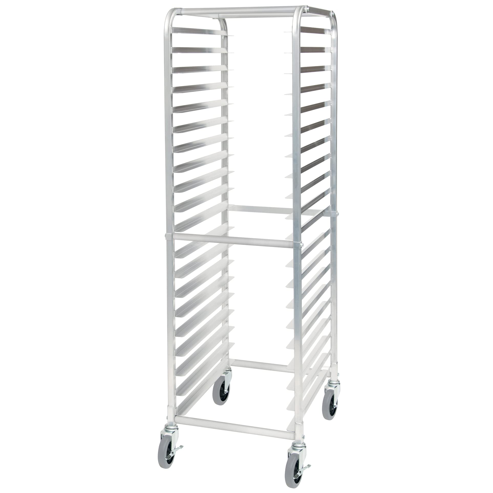 Photo 1 of **LEG BENT SIDEWAYS. BND DAMAGE TO ONE RACK**Winco Aluminum Sheet Pan/Bun Rack, 3" Spacing, 20 Tier