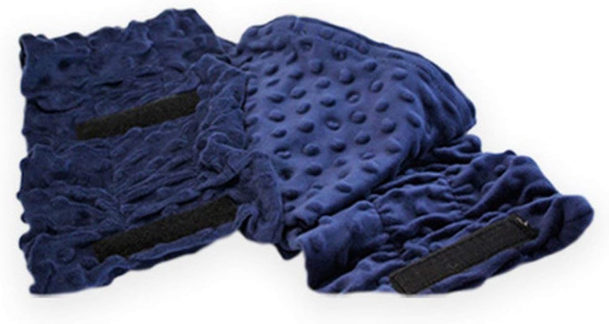 Microwavable Heating Pad, Natural Aromatherapy Wrap for Menstrual Cramps, Abdominal Discomfort, Back Neck and Shoulder Pain (Medium, Blue)