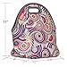Small Women Lunch Bags, Yookeehome Thick Neorpene Lunch Bags Thermal Insulated Lunch Cooler Tote Portable Lunch Handbags for Work School OutdoorTravel Picnic, Classic Paisley