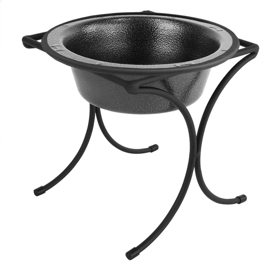 Platinum PetsBistro Single Diner Feeder with Stainless Steel Cat/Dog Bowl, X-Small, Silver Vein