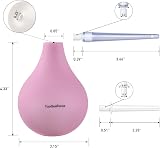 TopQuaFocus Enema Bulb Kit 224ml Silicone Douche for Men Women Pink view 4
