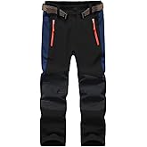 BenBoy Kids Hiking Pants Fleece Lined Outdoor Waterproof Softshell Snow Ski Trousers for Boys Girls