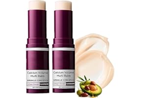 2 Pack Calcium Volume Multi Balm, Calcium Multi Balm Stick, Korean Collagen Moisturing Stick, Sagging, Wrinkles, Suitable for