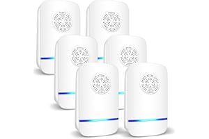 Sroker 6 Packs Ultrasonic Pest Repeller, Electronic Repellent Plug in Indoor Control for Insect, Roach, Mice, Spider, Ant, Bug, Mosquito House, Garage, Warehouse, Office, Hotel