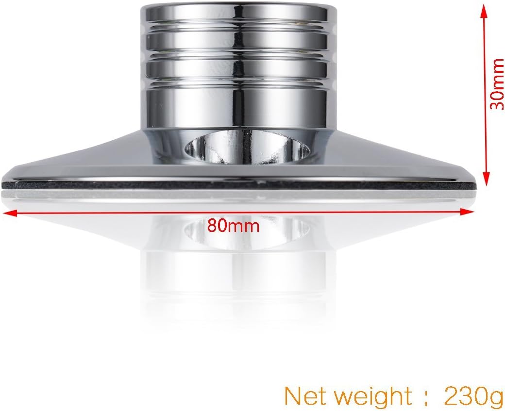 DollaTek LP Turntables Metal Copper 320g Disc Stabilizer Record Weight/HiFi - Silver - Image 3