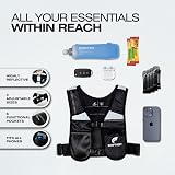 SWIFTVEST Running Vest for Women Men with 500ml Soft Flask Reflective view 2