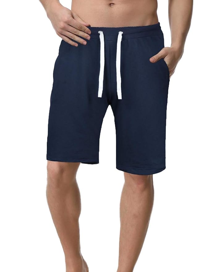iClosam Herren Kurze Hose Für Sport Joggen und Training Shorts Fitness Mit Kordel