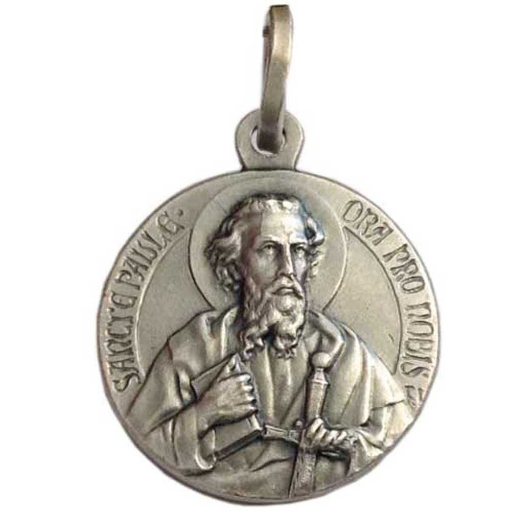 I G J 925 Sterling Silver Saint Paul the Apostle Medal - The Patron Saint's Medals