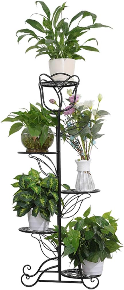 ZRHJ Soporte de Plantas en macetas de 5 Niveles, balcón, Sala de ...