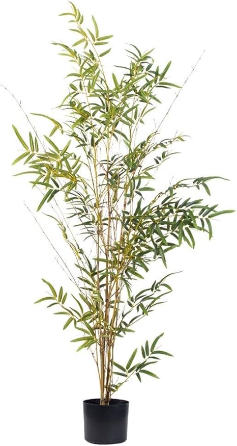 Amazon 人工植物 家庭やオフィスの装飾 家の装飾 人工鉢植え竹木 人工観葉植物 オンライン通販