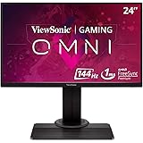 ViewSonic OMNI XG2405 24 Inch 1080p 1ms 144Hz IPS Gaming Monitor with FreeSync Premium, Eye Care, Advanced Ergonomics, HDMI a