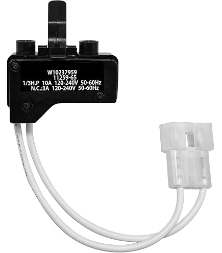返品用 メシアしてやろうか Amazon.com: W10237959 Dryer Door Switch Replacement Part