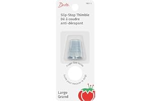 Dritz 162-L Slip Stop Thimble, Size Large, Silver