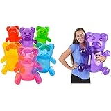 6 Inflatable Gummy Bears 24 Inches Tall Party Decorations Photo Ops CandyLand