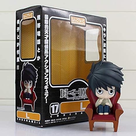 Amazon Co Jp Smszg アニメデスノートl Lawlietリューク矢上raitoはかわいいおもちゃpvcコレクションデスノートねんどろいど図10cm小売ボックスフィギュア ホーム キッチン