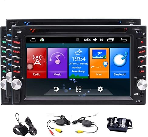 Amazon Double Din Android ダッシュ Android 10 0のカーナビゲーションステレオbluetooth Gpsナビゲーションを備えたカーステレオwifi Fm Amカーラジオ6 2インチhdタッチスクリーンサポートミラーリンクワイヤレスリアビューカメラ オーディオパーツ 車 バイク