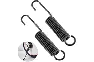 QKDS 2pcs Mini Bike Kickstand Spring, 10cm/3.94inch Universal Replacement Side Kickstand Spring, Steel Side Stands for Motorcycle Scooter Dirt Pit Bike(Black)