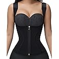 SHAPSHE Waist Trainer for Women, Tummy Control Sports Girdle, Workout Body Shaper with Adjustable Shoulder Strap