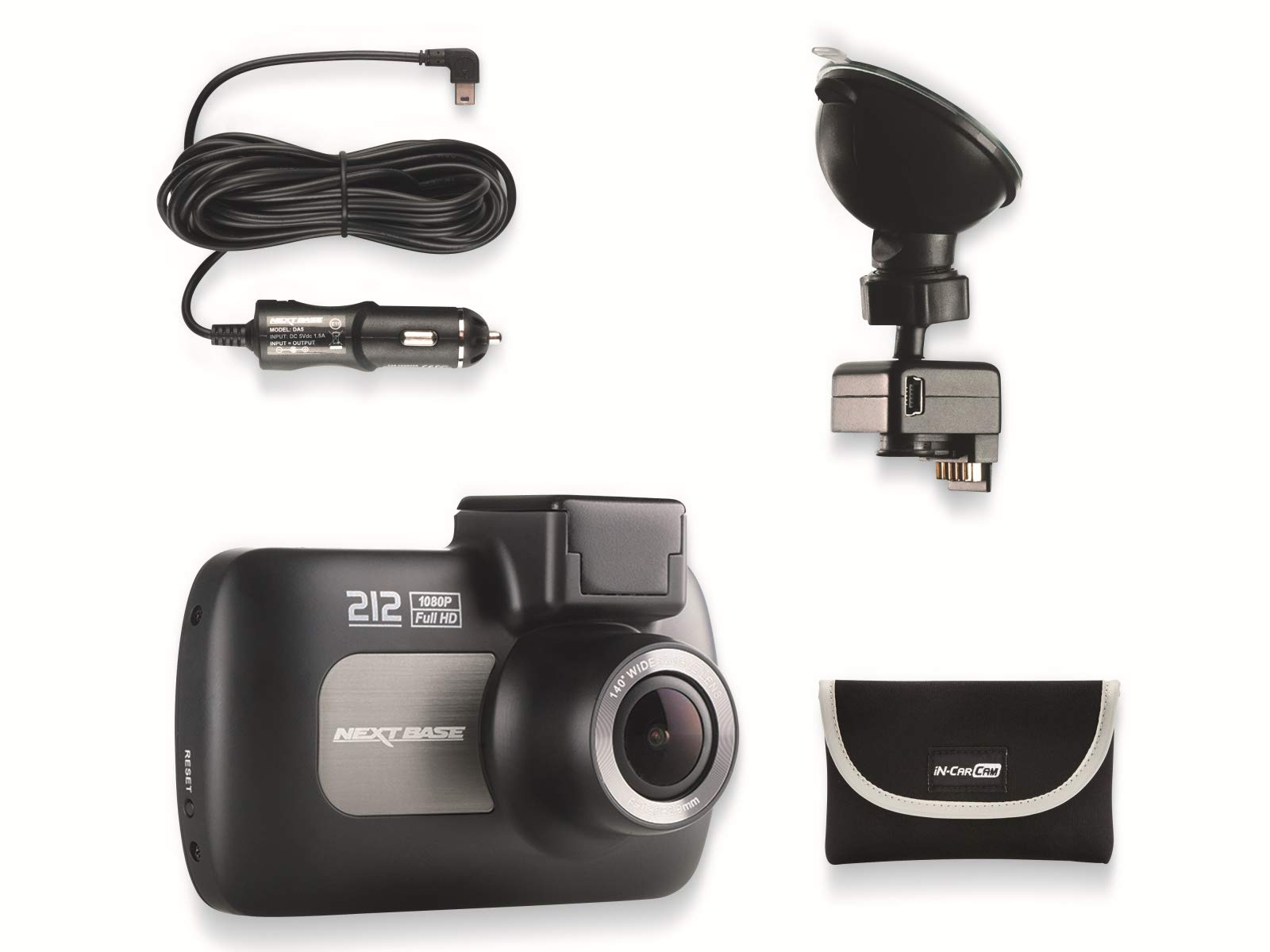 Nextbase 212 Lite Full 1080p HD InCar Dash Camera DVR Night Vision