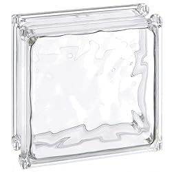 Acrylic Glass Block Clear - 6"L x 6"W x 3"H