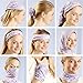 Headband for Men and Women Yoga Sports Wide Headbands Neck Gaiter Bandana Balaclava Scarf (15Color Stone)