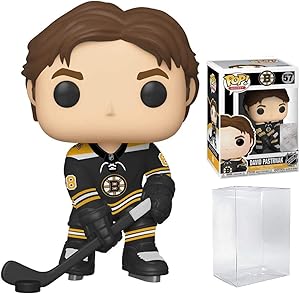 POP! Sports NHL David Pastrnak Boston Bruins Home Jersey Action Figure (Bundled with Pop Shield Protector to Protect Display Box)