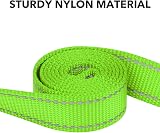 Taglory Dog Lead 2 cm Wide 1.8 m Neon Green Reflective Padded Handle view 3