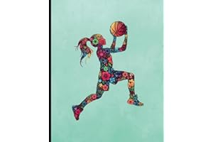 Motivational Basketball Notebook for Girls - Teal: Wide Ruled Composition Notebook - Basketball Notebook for Girls - 110 page