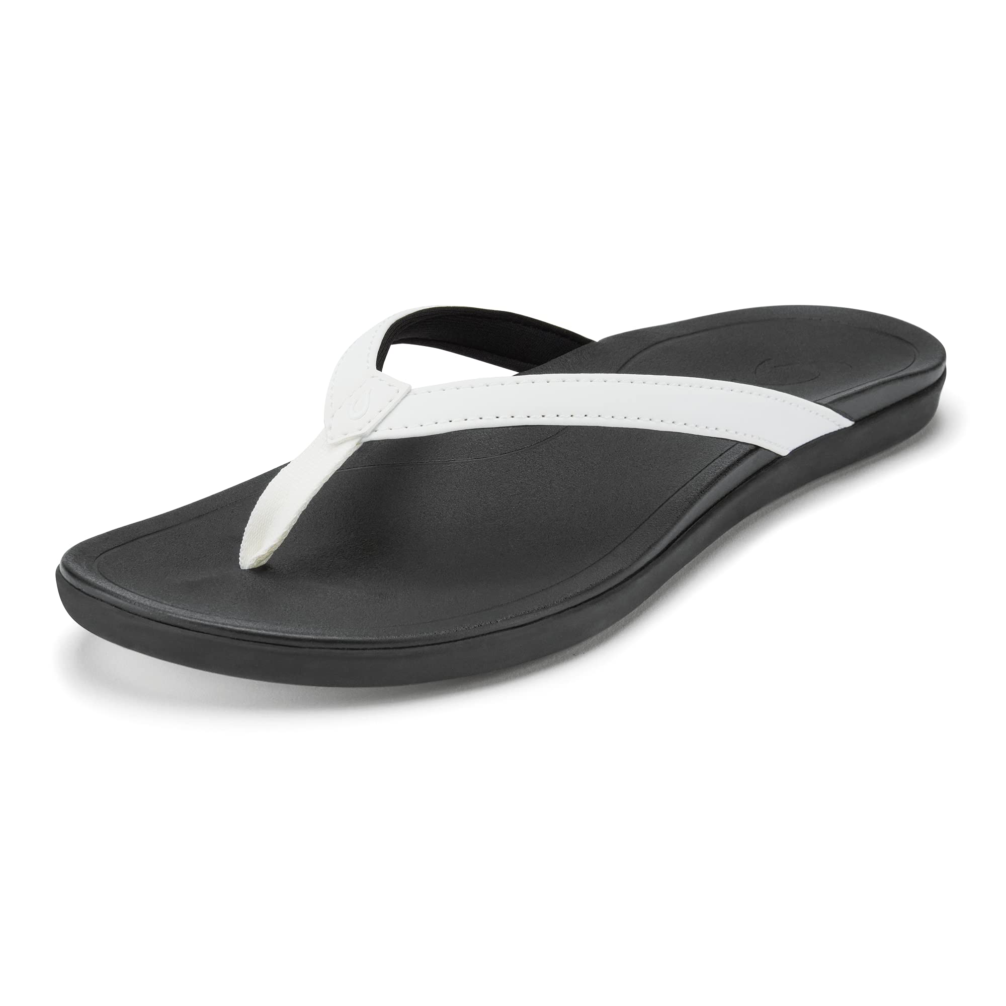 OLUKAI Womens Ho Opio White/onyx Sandal - 10