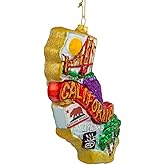 Kurt Adler California Glass Ornament