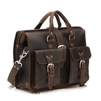 saddleback leather slim laptop briefcase