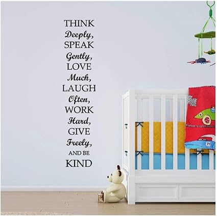 MKGLU Piensa Profundamente Habla Suavemente Cita Sala De Estar Niños