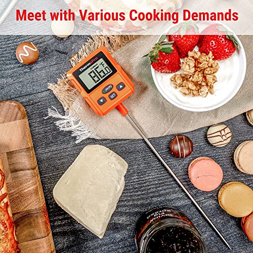 ThermoPro TP511 Digital Candy Thermometer with Pot Clip, Programmable